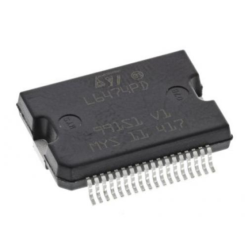 STMicroelectronics IO ovladače motoru, řada: L6474 45 V, konfigurace: DMOS 3 A 800 kHz, počet kolíků: 36 kolíkový,
