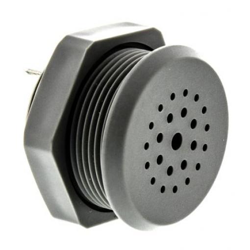 Bzučák 35 V dc 2 V dc 87 dB, Montáž do panelu 26 mm Přerušovaný, Nepřetržité, Procházení, Trilkující Interní 16 cm