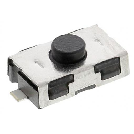 C & K Dotykový spínač IP50, barva ovladače: Stříbrná Tlačítko SPST 50 mA 2.5 mm 0.75 mm Povrch
