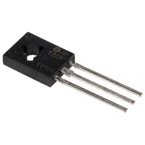 STMicroelectronics Tranzistor Darlington BD681 1 4 A NPN 100 V HFE:750, SOT-32, počet kolíků: 3 kolíkový