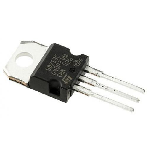 STMicroelectronics Tranzistor Darlington BDX53C 1 8 A NPN 100 V HFE:750, TO-220, počet kolíků: 3 kolíkový