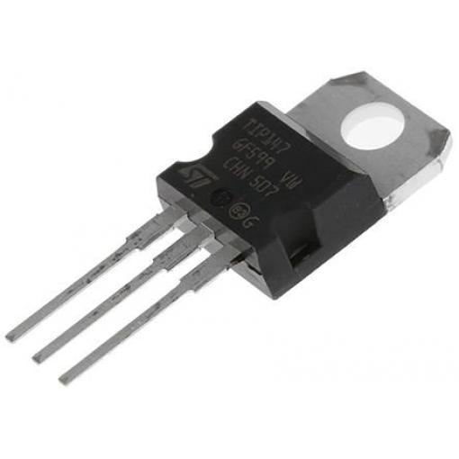 STMicroelectronics Tranzistor Darlington 1 10 A PnP 100 V HFE:500, TO-220, počet kolíků: 3 kolíkový