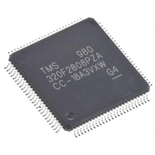 Procesor digitálního signálu Texas Instruments 32 bitů 100 MHz 128kB Blesk 36 kB RAM, počet kolíků: 100 kolíkový, LQFP