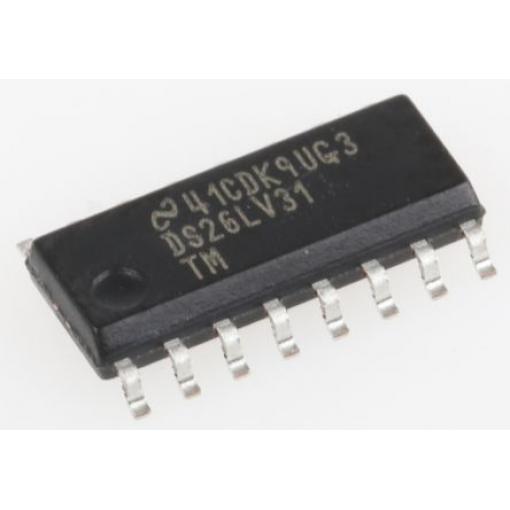 DS26LV31TM/NOPB, počet kolíků: 16, SOIC