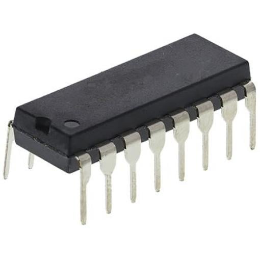 Texas Instruments Přístrojový zesilovač ofset 50 μV 1 MHz 7.5 mA CMRR 80 dB, PDIP, počet kolíků: 16 kolíkový