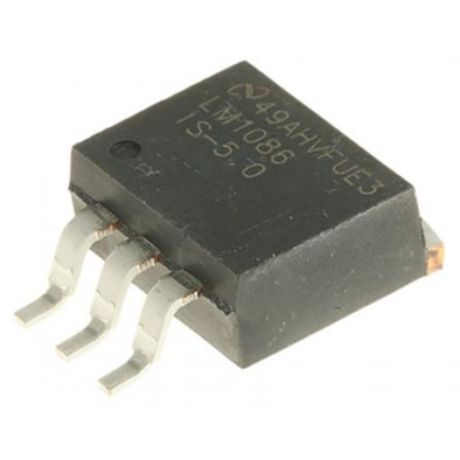 Regulátor LDO LM1086IS-5.0/NOPB 1.5A 5 V, počet kolíků: 3, D2PAK (TO-263) Pozitivní