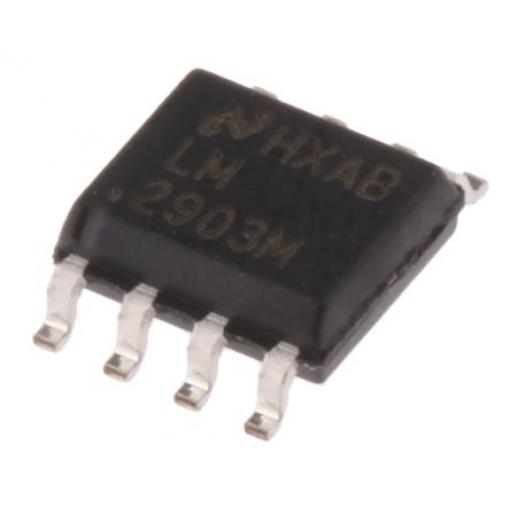 Texas Instruments Komparátor Otevřený kolektor 1.5 μs, počet kanálů: 2, SOIC, počet kolíků: 8 kolíkový 36 V 3 V