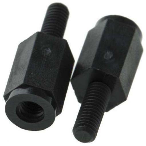 Distanční vložka Šestihranný HTSN-M3-10-6-2 10 mm, Nylon Essentra
