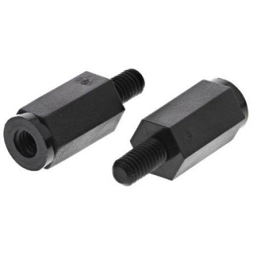 Distanční vložka Šestihranný HTSN-M4-15-8-2 15 mm, Nylon Essentra