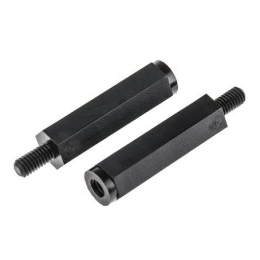 Distanční vložka Šestihranný HTSN-M4-30-8-2 30 mm, Nylon Essentra