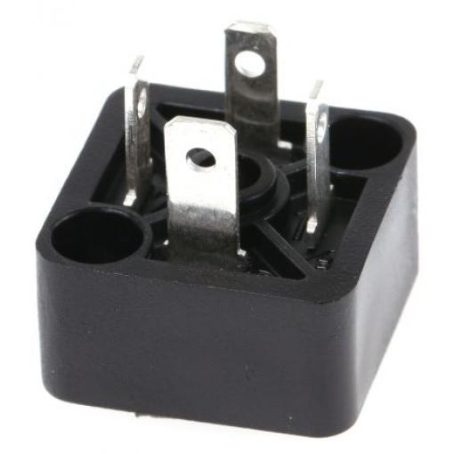 Hirschmann Konektor elektromagnetického ventilu, řada: GSSA, formát pólů: 3+E DIN 43650 C, Šroubová svorka, IP65, 25 V