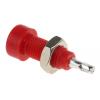 WIMA Testovací zásuvka, 2 mm, Červená, Vnitřní Pájecí, materiál kontaktu: Fosforový bronz, délka: 25.78 mm, pokovení