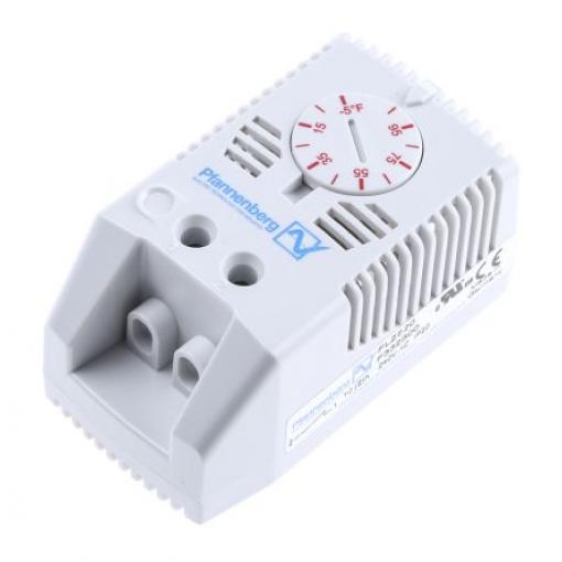 Pfannenberg Zapouzdřený termostat, řada: FLZ, NC 40.55 °C -5 °F 240 V ac