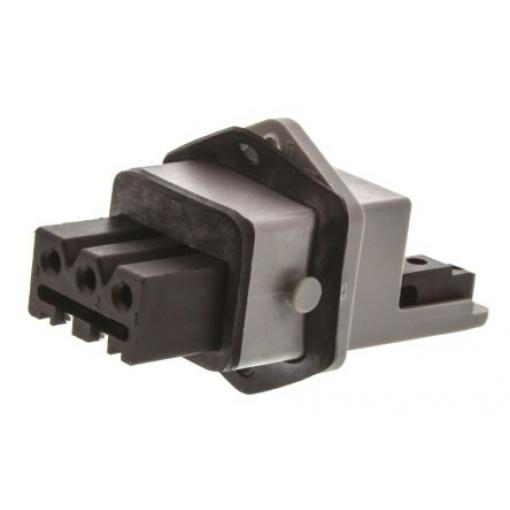 Hirschmann Průmyslový napájecí konektor, řada: ST, IP54, Panel barva Černá, Šedá, 16 A 3P+PE, 400 V