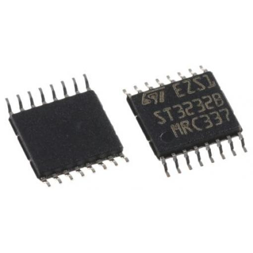 STMicroelectronics, počet kanálů: 2 Linkový vysílač-přijímač Linkový vysílač-přijímač CMOS/TTL Diferenciální, počet