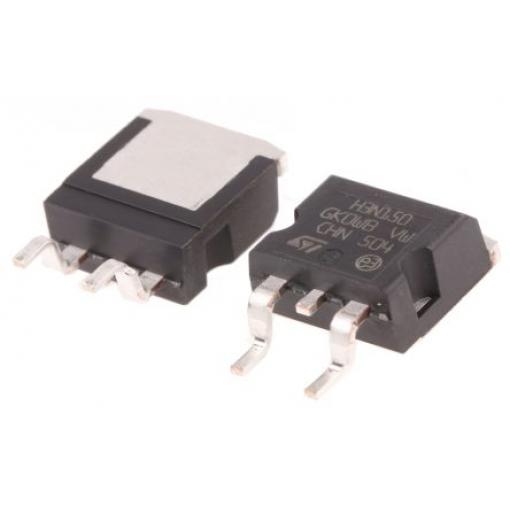 řada: MDmesh MOSFET Typ N-kanálový 2.5 A 1500 V STMicroelectronics, H2PAK, počet kolíků: 3 kolíkový Vylepšení