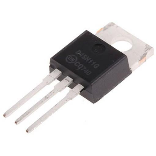 onsemi Tranzistor D45H11G -10 A PnP -80 V, TO-220, počet kolíků: 3 kolíkový Jednoduchý