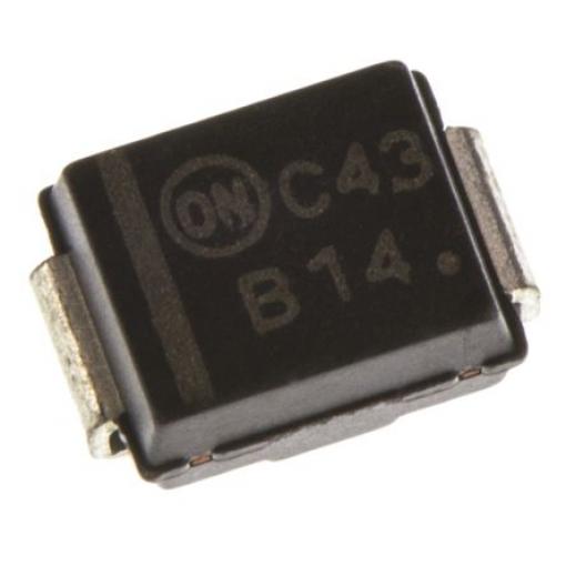 onsemi, standard: AEC-Q101 Dioda Schottkyho dioda 1 A 40 V, DO-214AA, počet kolíků: 2 kolíkový