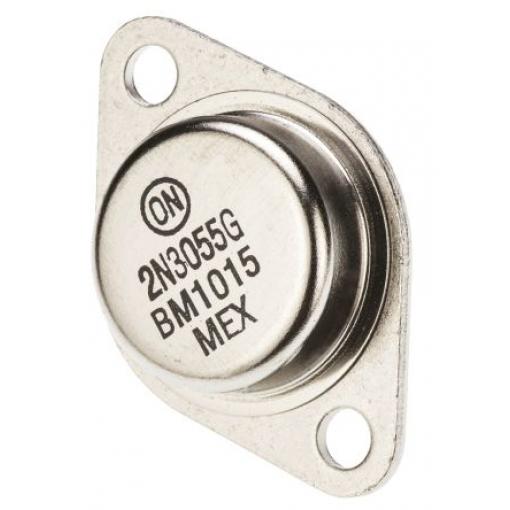 onsemi Tranzistor 15 A NPN 60 V, TO-204, počet kolíků: 2 kolíkový Jednoduchý