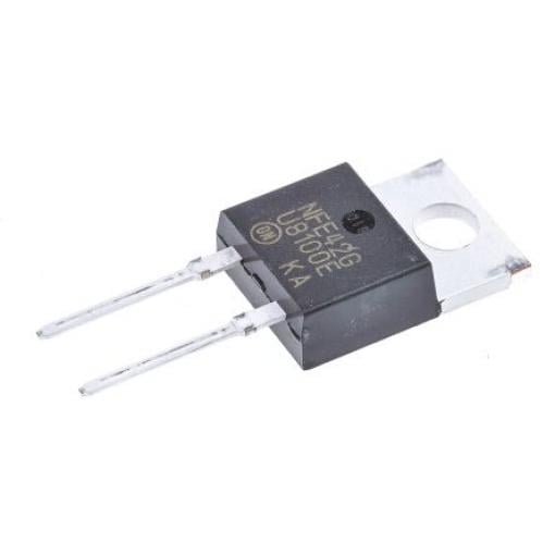 onsemi, standard: AEC-Q101 Dioda MUR8100EG Spínané 8 A 1 kV 100 ns, TO-220, počet kolíků: 2 kolíkový