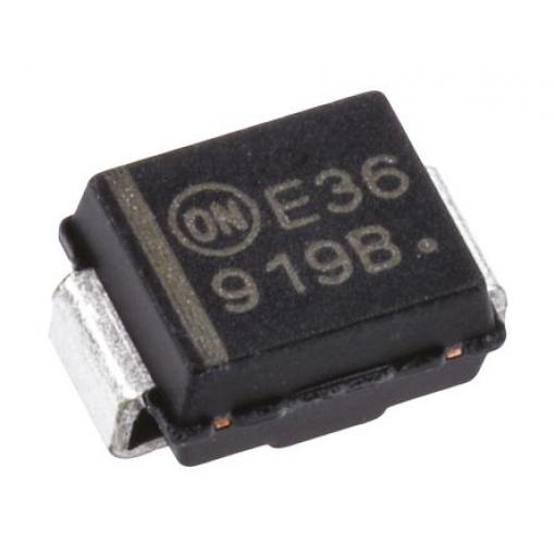 AEC-Q101 onsemi Jednoduchý 150 °C 5 % 550 mW 5 μA 2 Ω -65 °C Povrch 5.6 V 1, DO-214AA, počet kolíků: 2 kolíkový Zenerova