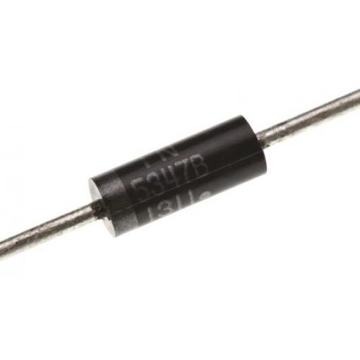 onsemi Jednoduchý 200 °C 5 % 5 W 5 μA 2 Ω -65 °C Průchozí otvor 10 V 1, DO-15, počet kolíků: 2 kolíkový Zenerova dioda