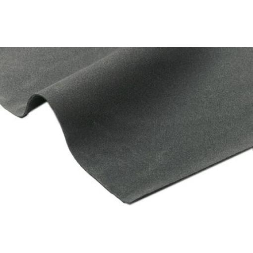 RS PRO Pryžová deska barva Černá, délka: 1 m, šířka: 2 m, tloušťka: 25 mm, 80 °C