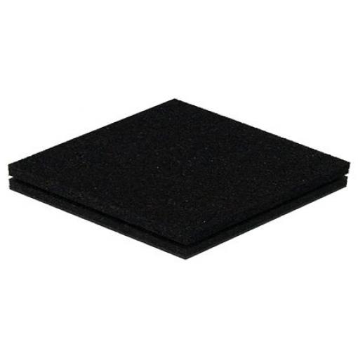 Akustická izolace, Polyuretan, délka: 1 m, šířka: 1m, tloušťka: 12 mm RS PRO