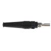 Banánek, 32A, 4 mm, 30 V, 60V dc, Černá, Samec, materiál kontaktu: Mosaz, délka: 69mm Banánek