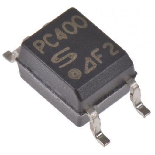 Sharp Optočlen PC400J00000F, řada: PC400, počet kolíků: 5 kolíkový, počet kanálů: 1 vstup St. Povrchová montáž Mini-Flat