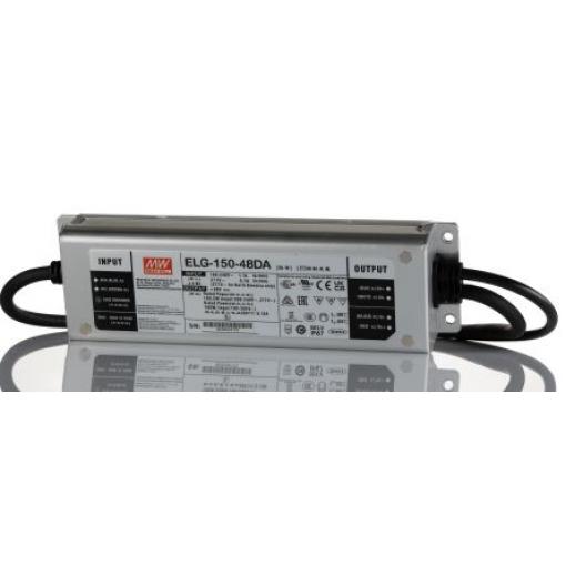 LED ovladač, řada: ELG-150 ELG-150-48DA 48 V 900 mA 150 W ztlumování: DALI IP67 MEAN WELL