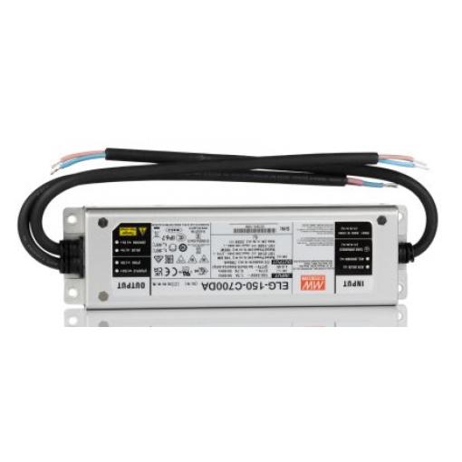 LED ovladač, řada: ELG-150-C ELG-150-C700DA 225 V 900 mA 150 W ztlumování: DALI IP67 MEAN WELL