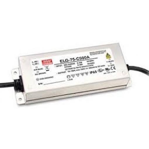 LED ovladač, řada: ELG-75-C ELG-75-C700DA 107 V 450 mA 75 W ztlumování: DALI IP65 MEAN WELL