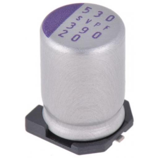 Panasonic 390 μF Povrch 20 V dc