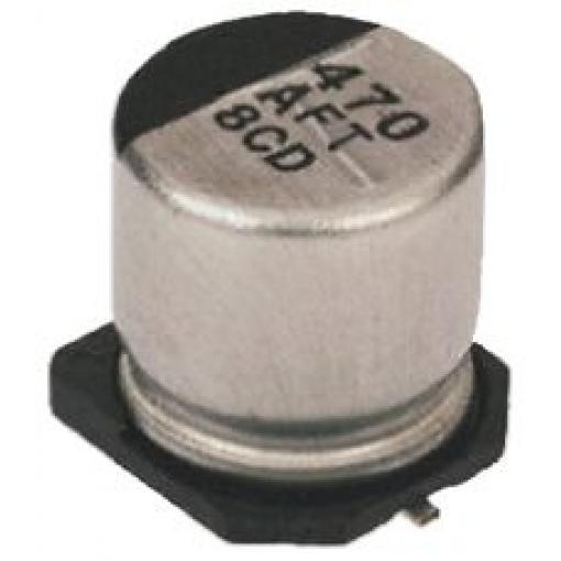 Kondenzátor, řada: FT SMD 220 μF 20 % Pájecí 360mΩ 6.3 V dc, Povrchová montáž 1000 AEC-Q200 Panasonic