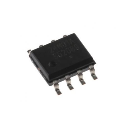 onsemi, standard: AEC-Q100 EEPROM, 1 MB 131072 x 8ů, Sériové - I2C 400 ns, počet kolíků: 8 kolíkový, SOIC