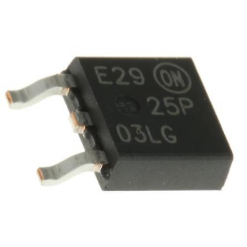 řada: NTD25P03L MOSFET Typ P-kanálový 25 A 30 V onsemi, TO-252, počet kolíků: 3 kolíkový Vylepšení