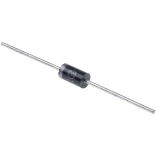 onsemi Silikonový přechod Jednoduchý 4 A 600 V, DO-201AD, počet kolíků: 2 kolíkový
