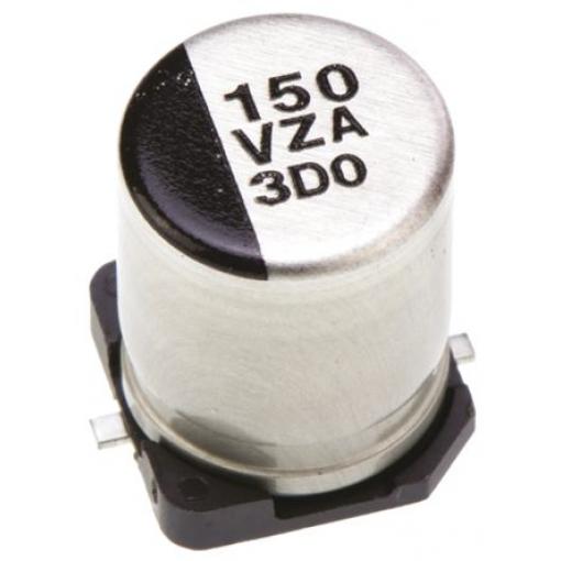 Panasonic 150 μF Povrchová montáž 35 V dc