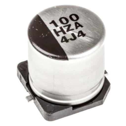 Panasonic 100 μF Povrchová montáž 50 V dc