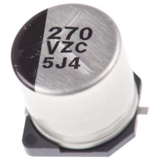 Panasonic 270 μF Povrchová montáž 35 V dc