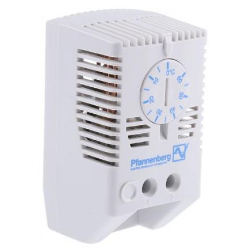 Pfannenberg Zapouzdřený termostat, řada: FLZ, Ne 60 °C 0 °C 120 V ac