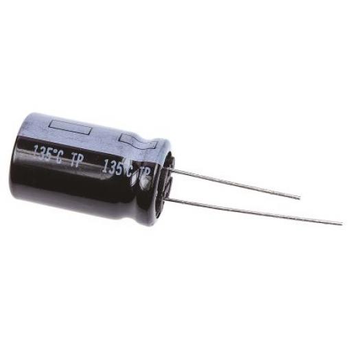 Kondenzátor, řada: TP-A 1000 μF ±20 % 38mΩ 25 V dc Radiální vedení EEUTP1E102, Radiální, Průchozí otvor AEC-Q200