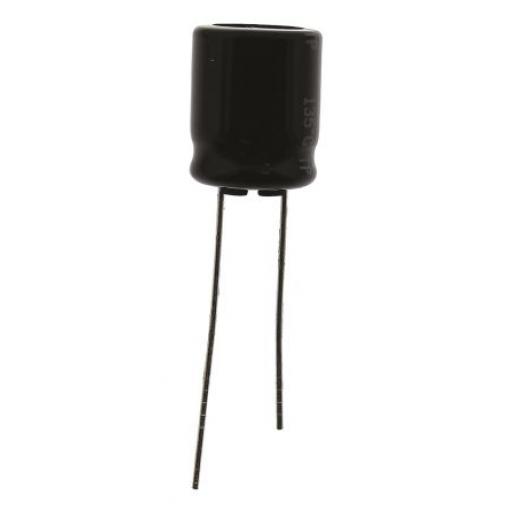 Kondenzátor, řada: TP-A 220 μF ±20 % 190mΩ 25 V dc Radiální vedení EEUTP1E221, Radiální, Průchozí otvor AEC-Q200