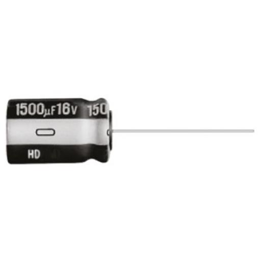 Kondenzátor, řada: HD RADIAL 6800 μF ±20 % 10 V dc Radiální vedení, Radiální, Průchozí otvor AEC-Q200 Panasonic