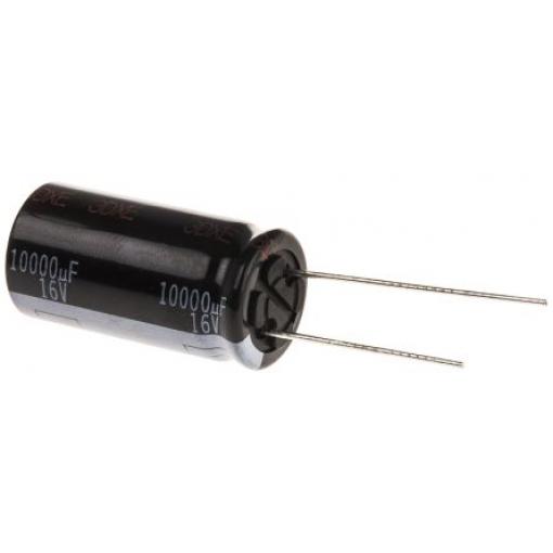 Kondenzátor, řada: HD RADIAL 10000 μF ±20 % 16 V dc Radiální vedení, Radiální, Průchozí otvor AEC-Q200 Panasonic