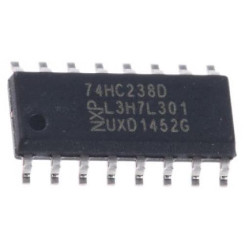 Dekodér 74HC238D,652, počet kolíků: 16, SOIC