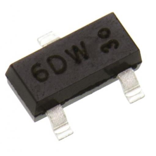 Nexperia Tranzistor BC817,215 500 mA NPN 45 V, SOT-23, počet kolíků: 3 kolíkový Jednoduchý