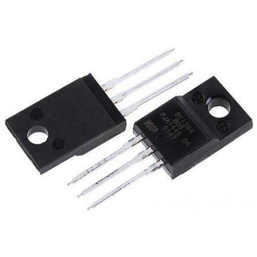 TRIAC BT139X-800,127 800V 800V 16A zapínací napětí 1.5V 70mA, TO-220F, počet kolíků: 3