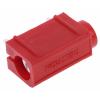 RS PRO Testovací zásuvka, 4 mm, 50V, 10A, Červená, Vnitřní zásuvný modul, materiál kontaktu: Mosaz, délka: 23.3 mm,